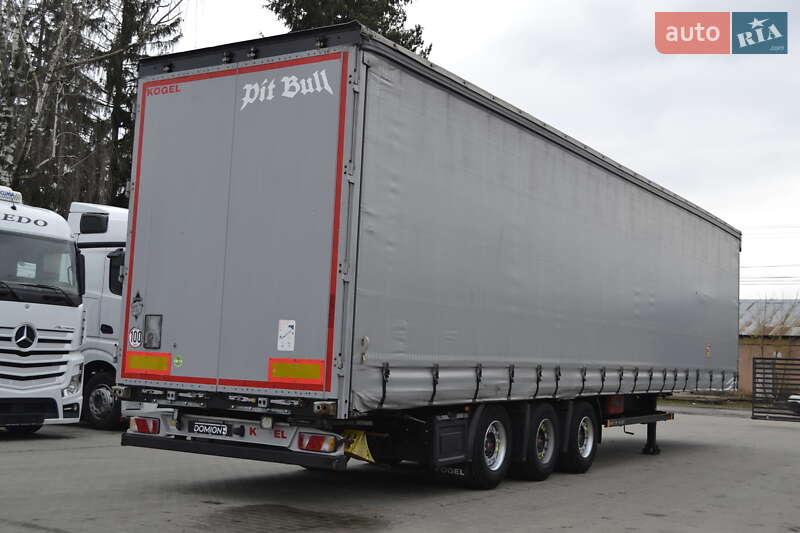 Тентований борт (штора) - напівпричіп Kogel SN 24 2016 в Хусті