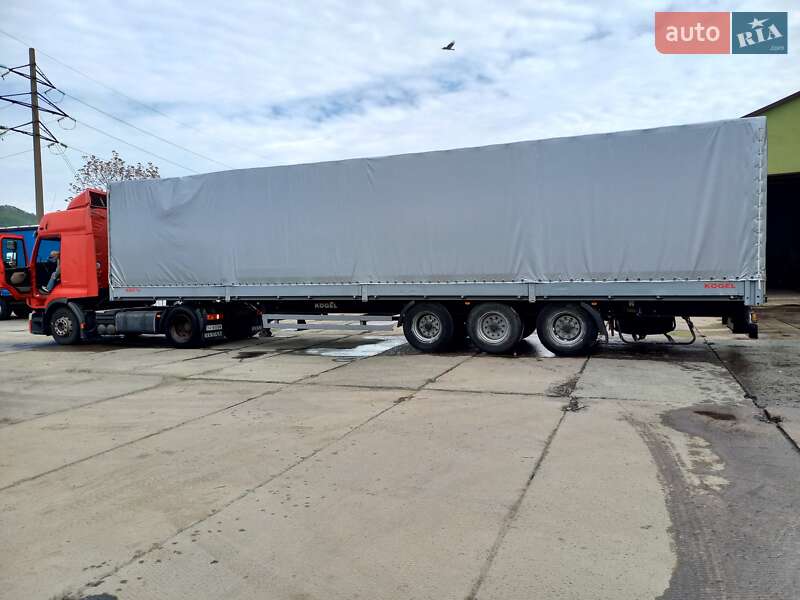 Тентований борт (штора) - напівпричіп Kogel SN 24 2011 в Мукачевому