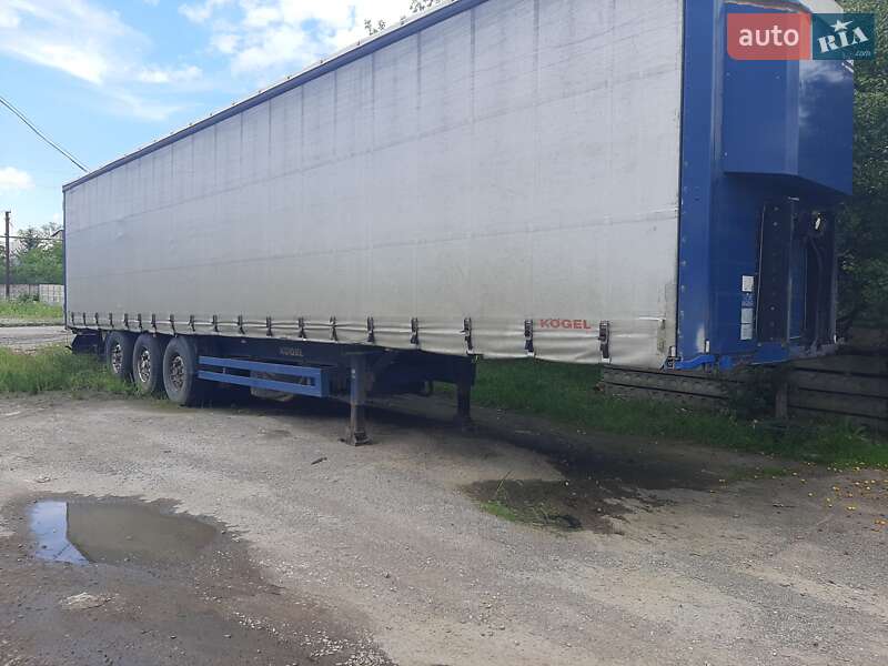 Тентований борт (штора) - напівпричіп Kogel SN 24 2007 в Івано-Франківську