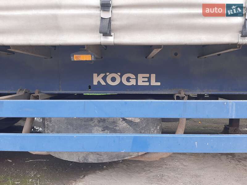 Тентований борт (штора) - напівпричіп Kogel SN 24 2007 в Івано-Франківську