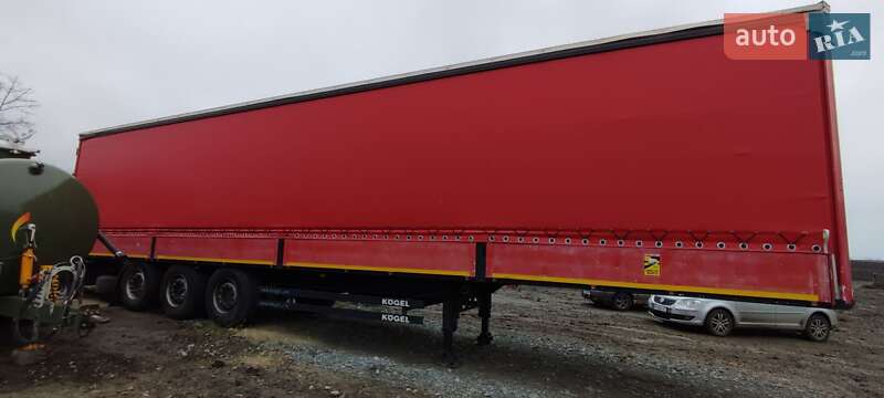 Тентованный борт (штора) - полуприцеп Kogel SN 24 2013 в Балте