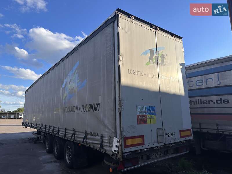 Тентованный борт (штора) - полуприцеп Kogel SN 24 2008 в Луцке
