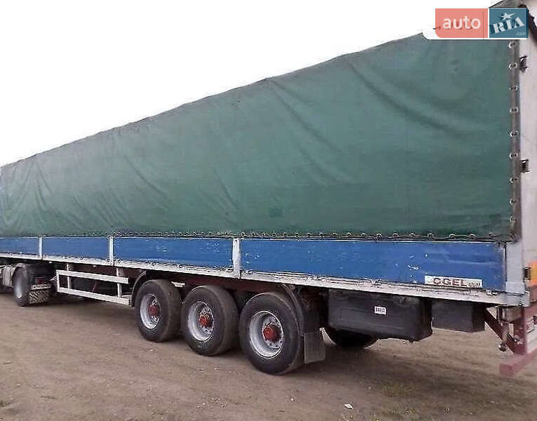 Тентованный борт (штора) - полуприцеп Kogel SN 24 1997 в 