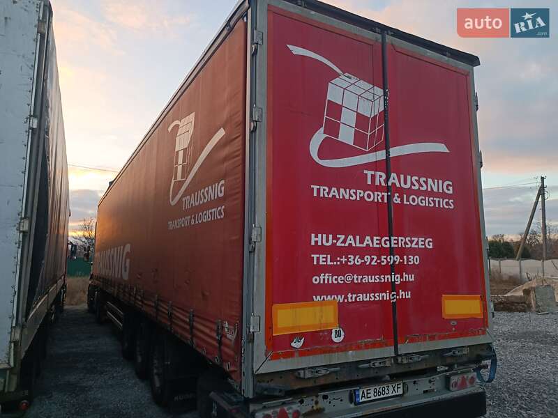 Тентований борт (штора) - напівпричіп Kogel SN 24 2008 в Кам'янському