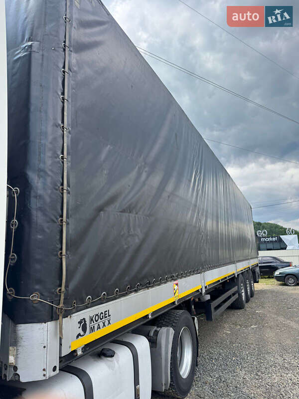 Тентованный борт (штора) - полуприцеп Kogel SN 24 2007 в Иршаве
