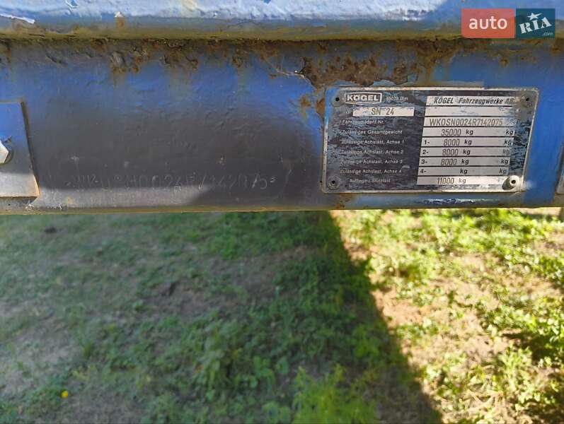Зерновоз - напівпричіп Kogel SN 24 1994 в Шишаках фото 11 Зерновоз - напівпричіп Kogel SN 24 1994 в Шишаках