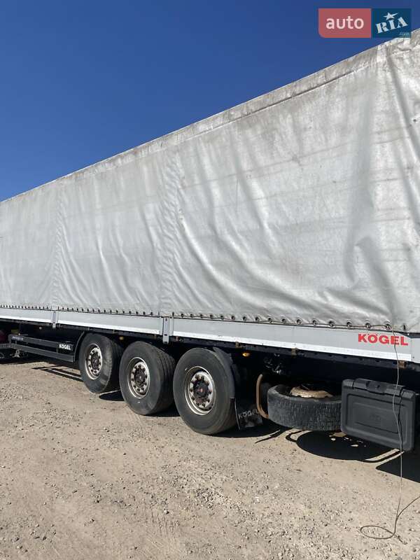 Тентований борт (штора) - напівпричіп Kogel SN 24 2016 в Вінниці