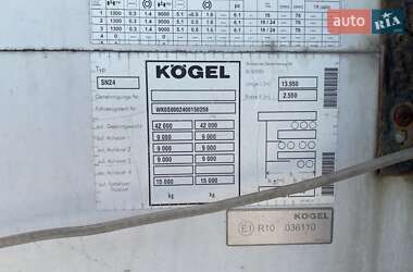 Тентованный борт (штора) - полуприцеп Kogel SN 24 2012 в 