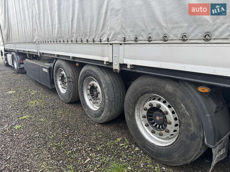 Тентованный борт (штора) - полуприцеп Kogel SN 24 2012 в Заречье