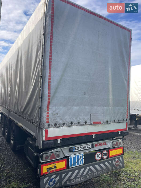 Тентованный борт (штора) - полуприцеп Kogel SN 24 2011 в Иршаве