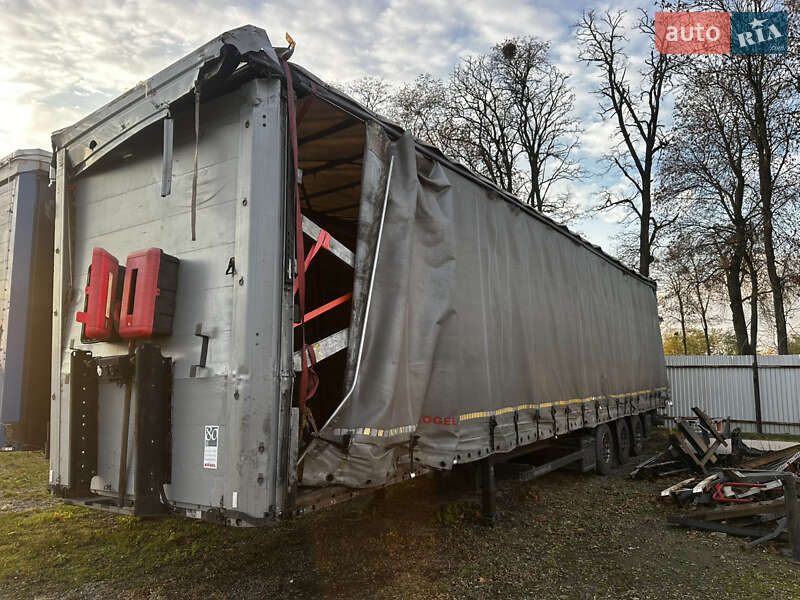 Тентований борт (штора) - напівпричіп Kogel SN 24 2014 в Луцьку