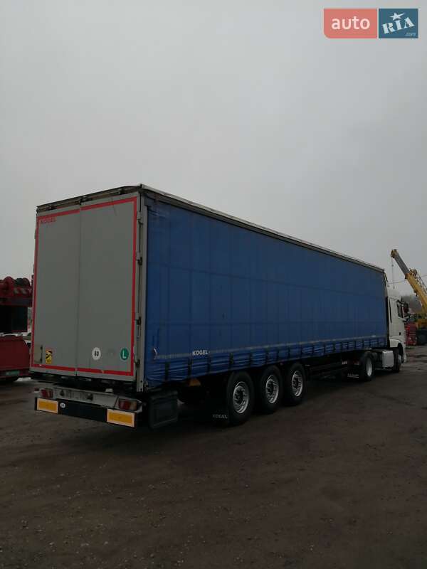 Тентованный борт (штора) - полуприцеп Kogel SN 24 2014 в Каменском