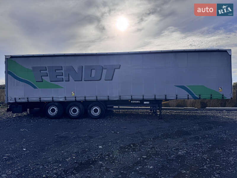 Тентованный борт (штора) - полуприцеп Kogel SN 24 2010 в Ужгороде фото Тентованный борт (штора) - полуприцеп Kogel SN 24 2010 в Ужгороде