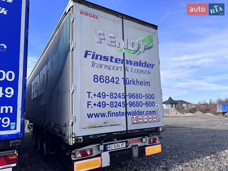 Тентованный борт (штора) - полуприцеп Kogel SN 24 2010 в Ужгороде фото 6 Тентованный борт (штора) - полуприцеп Kogel SN 24 2010 в Ужгороде