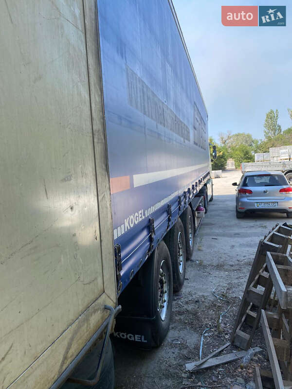 Тентований борт (штора) - напівпричіп Kogel SN 24 2008 в Дніпрі фото 4 Тентований борт (штора) - напівпричіп Kogel SN 24 2008 в Дніпрі