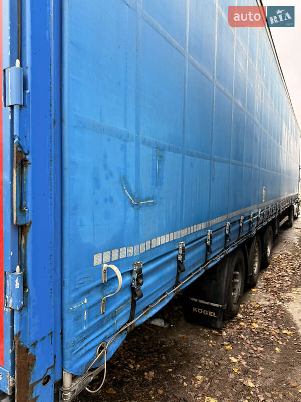 Тентованный борт (штора) - полуприцеп Kogel SN 24 2011 в Люботине