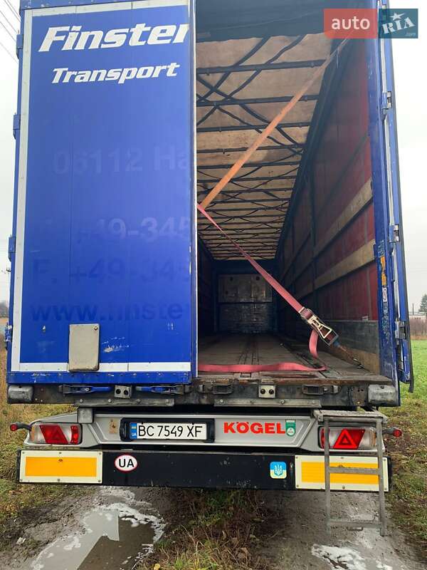 Тентований борт (штора) - напівпричіп Kogel SN 24 2012 в Радехові