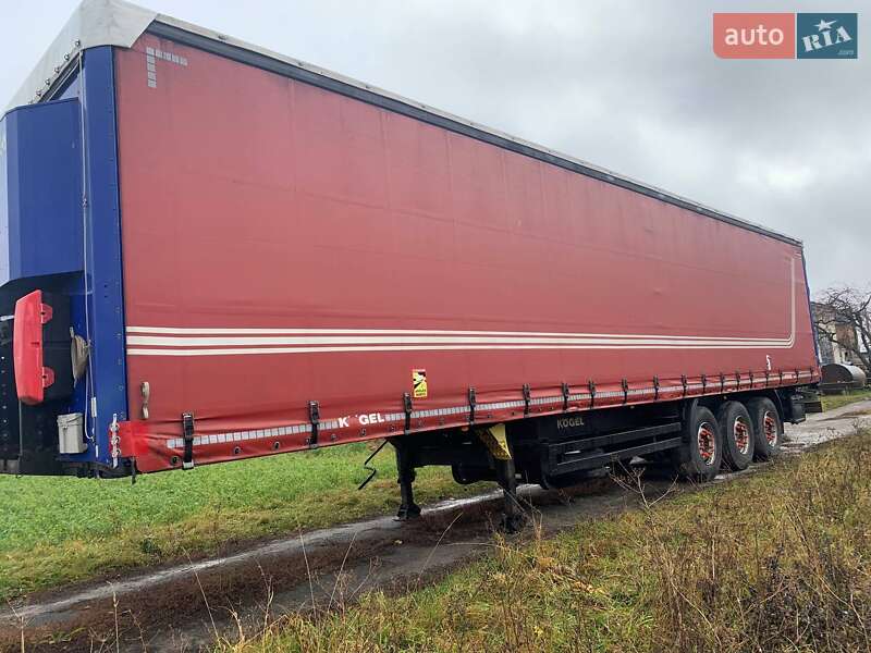 Тентований борт (штора) - напівпричіп Kogel SN 24 2012 в Радехові