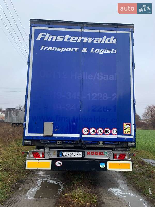 Тентований борт (штора) - напівпричіп Kogel SN 24 2012 в Радехові