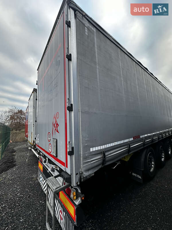 Тентованный борт (штора) - полуприцеп Kogel SN 24 2016 в Умани
