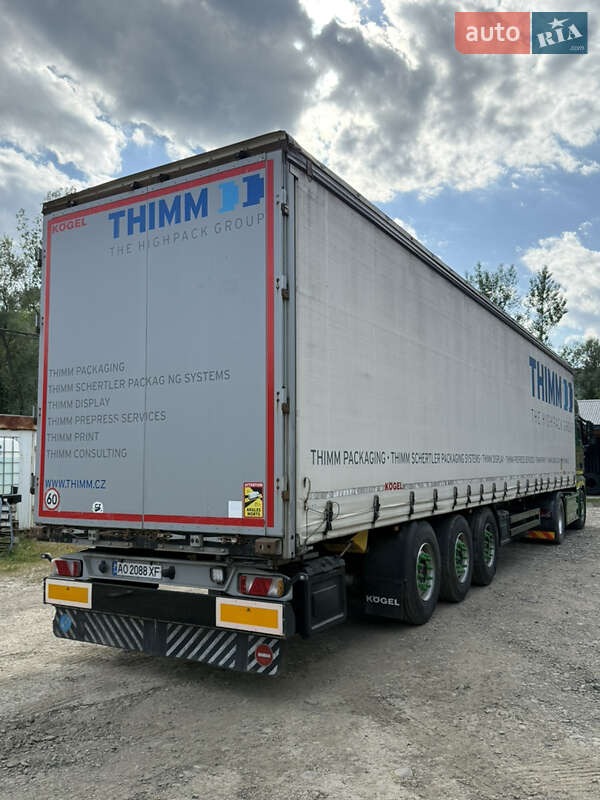 Тентованный борт (штора) - прицеп Kogel SN 24 2015 в Тячеве фото 4 Тентованный борт (штора) - прицеп Kogel SN 24 2015 в Тячеве