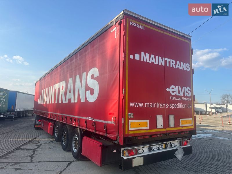 Тентованный борт (штора) - полуприцеп Kogel SN 24 2018 в Калуше