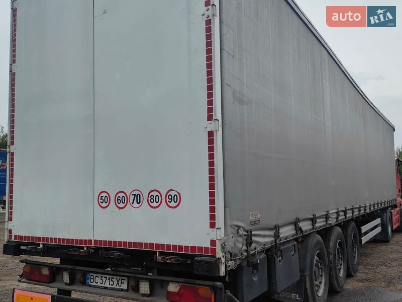 Тентованный борт (штора) - полуприцеп Kogel SN 24 2014 в Львове фото 8 Тентованный борт (штора) - полуприцеп Kogel SN 24 2014 в Львове