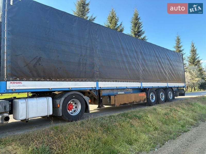 Тентований борт (штора) - напівпричіп Kogel SN 24 2004 в Іршаві