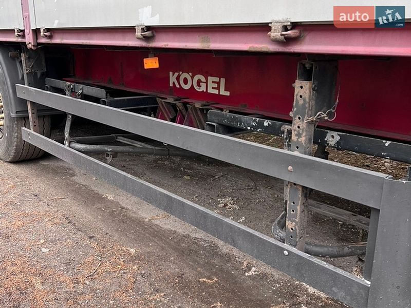 Тентованный борт (штора) - полуприцеп Kogel SN 24 2004 в Днепре