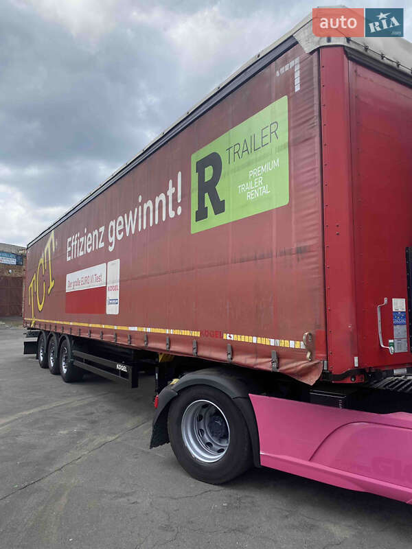 Тентованный борт (штора) - полуприцеп Kogel SN 2015 в Киеве