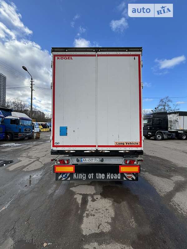 Тентований борт (штора) - напівпричіп Kogel SNCO 24 2014 в Києві