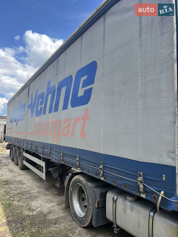 Тентований борт (штора) - напівпричіп Kogel SNCO 24 2004 в Долині