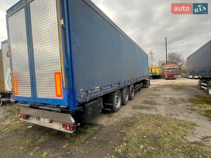 Тентований борт (штора) - напівпричіп Kogel SNCO 24 2005 в Львові