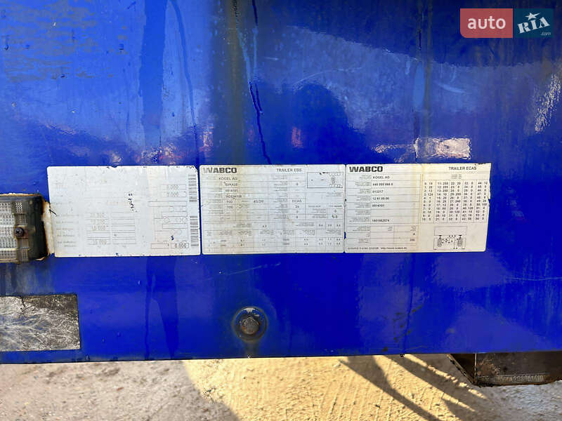 Тентований борт (штора) - напівпричіп Kogel SVKA 2003 в Івано-Франківську фото 7 Тентований борт (штора) - напівпричіп Kogel SVKA 2003 в Івано-Франківську