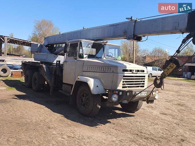 Автокран КрАЗ 250 1992 в Лебедине