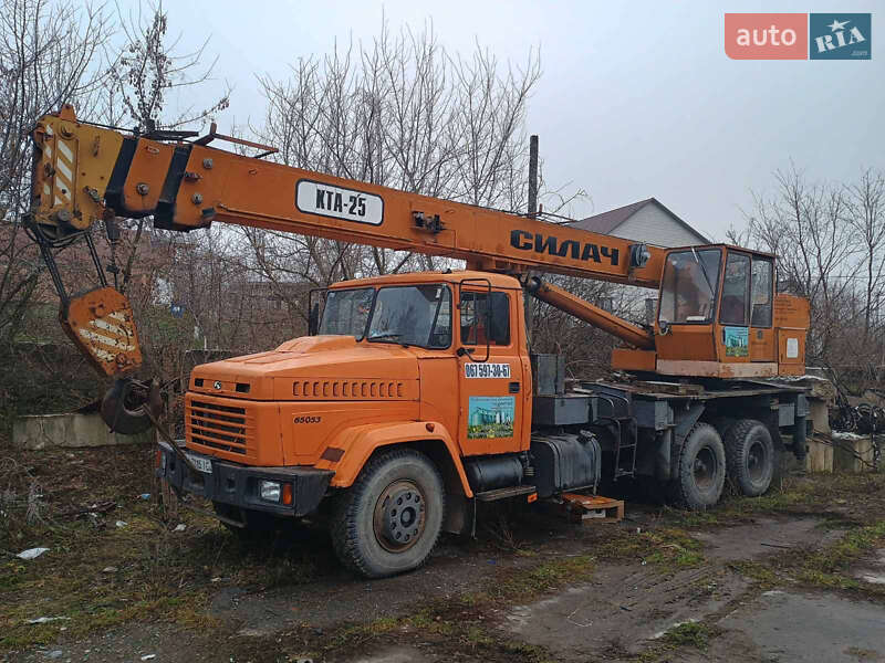 Автокран КрАЗ 65053 2007 в 