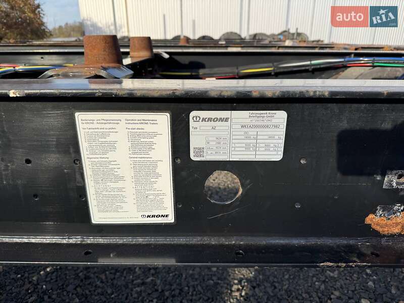 Контейнеровоз Krone AZ 2018 в Луцьку фото 5 Контейнеровоз Krone AZ 2018 в Луцьку