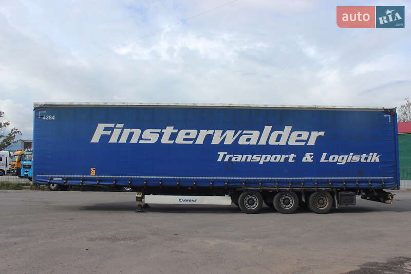 Тентованный борт (штора) - полуприцеп Krone BPW 2014 в Хусте фото 3 Тентованный борт (штора) - полуприцеп Krone BPW 2014 в Хусте