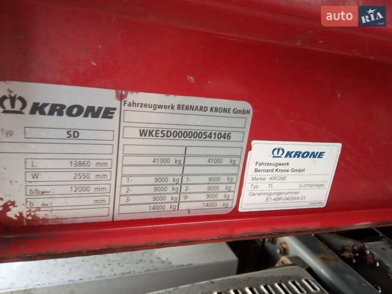 Бортовой полуприцеп Krone BPW 2012 в Львове