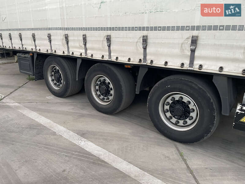 Тентованный борт (штора) - полуприцеп Krone BPW 2015 в Иршаве