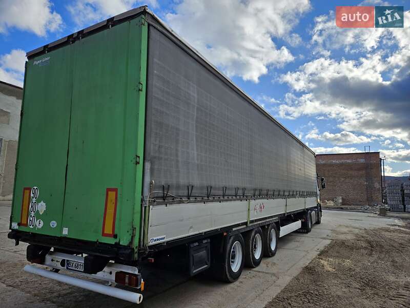 Тентованный борт (штора) - полуприцеп Krone BPW 2010 в Полонном