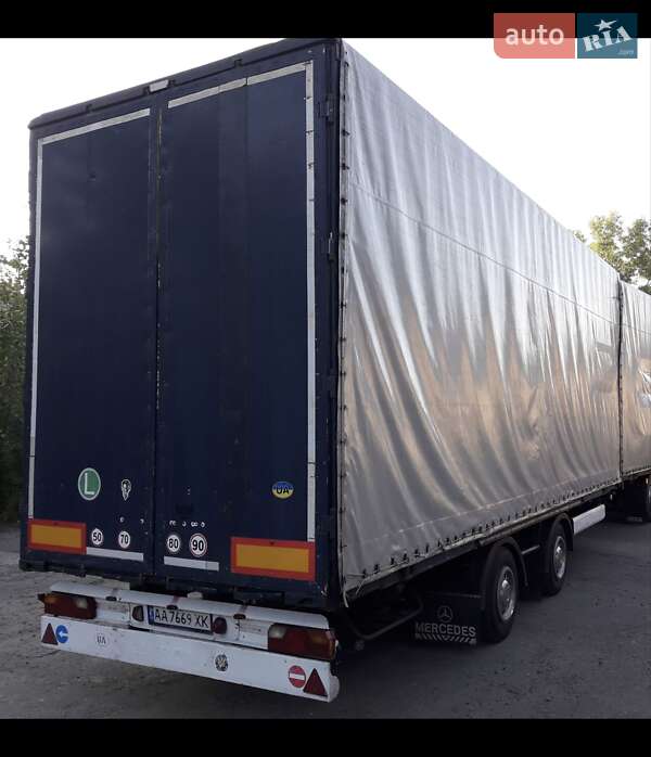 Тентованный борт (штора) - прицеп Krone BPW 2004 в Херсоне