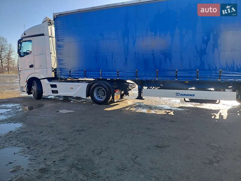 Тентованный борт (штора) - полуприцеп Krone BPW 2010 в Калуше фото 3 Тентованный борт (штора) - полуприцеп Krone BPW 2010 в Калуше