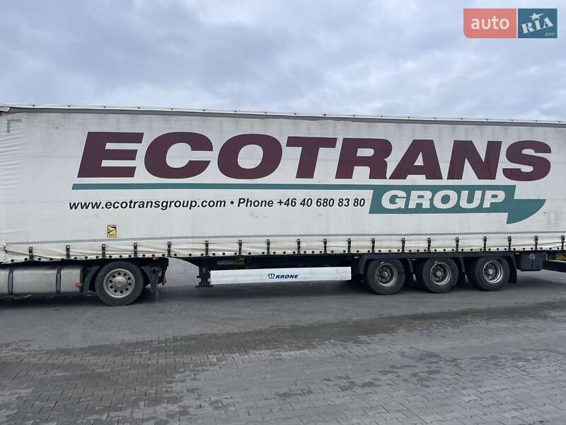 Тентованный борт (штора) - полуприцеп Krone Mega 2012 в Луцке фото Тентованный борт (штора) - полуприцеп Krone Mega 2012 в Луцке