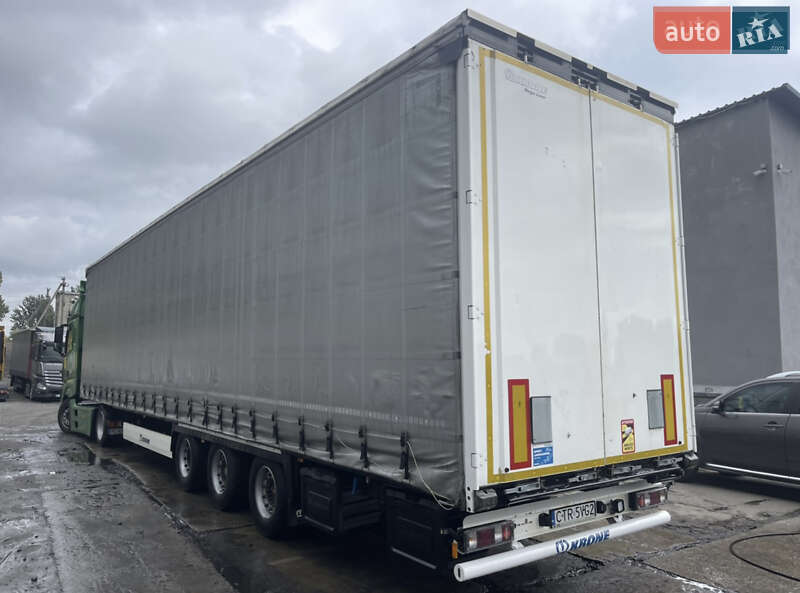 Тентованный борт (штора) - полуприцеп Krone Mega 2014 в Луцке