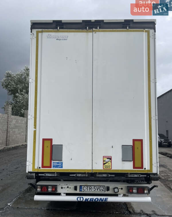 Тентованный борт (штора) - полуприцеп Krone Mega 2014 в Луцке
