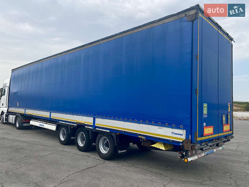 Тентованный борт (штора) - полуприцеп Krone Mega 2014 в Киеве фото 2 Тентованный борт (штора) - полуприцеп Krone Mega 2014 в Киеве