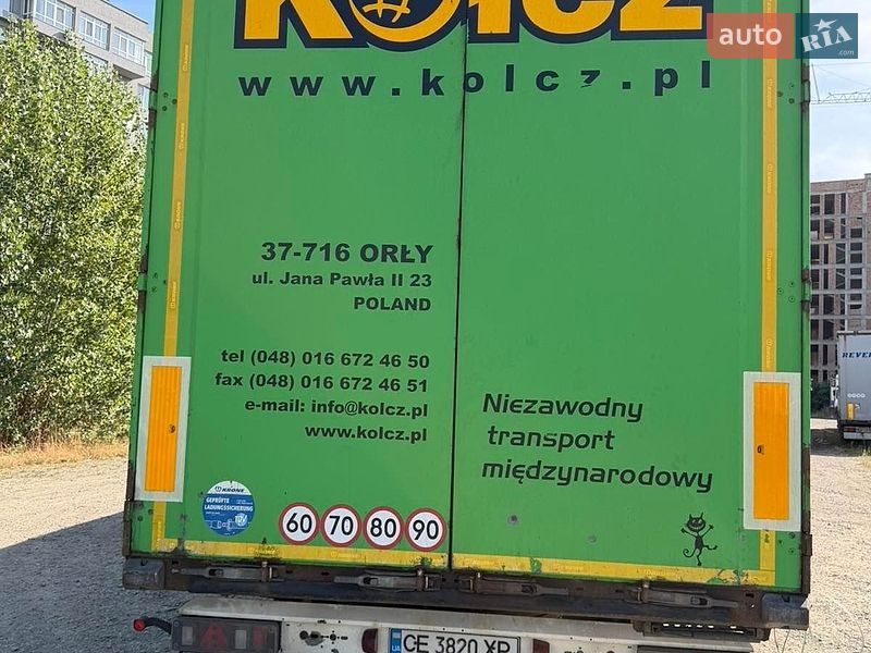 Тентованный борт (штора) - полуприцеп Krone Mega 2011 в Черновцах