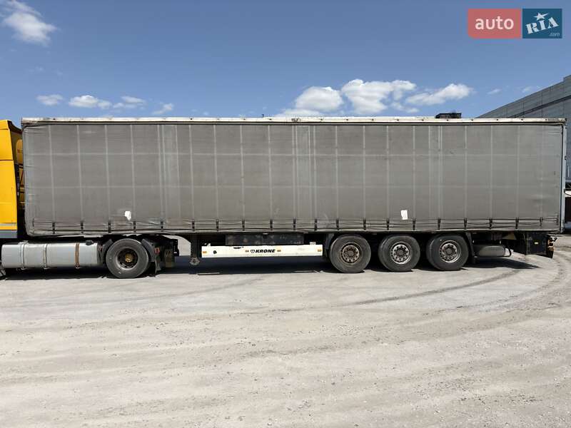 Тентованный борт (штора) - полуприцеп Krone Profi Liner 2009 в 