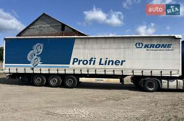 Тентованный борт (штора) - полуприцеп Krone Profi Liner 2008 в Ивано-Франковске